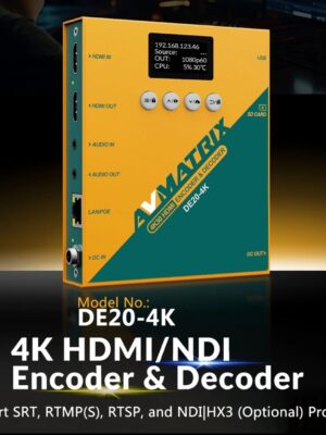 AVMATRIX DE20 4K HDMI/IP Encoder & Decoder